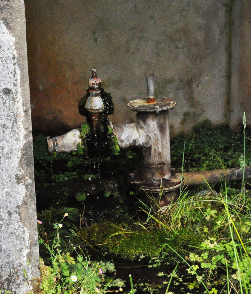 Vanne d'arrêt de l'eau minérale