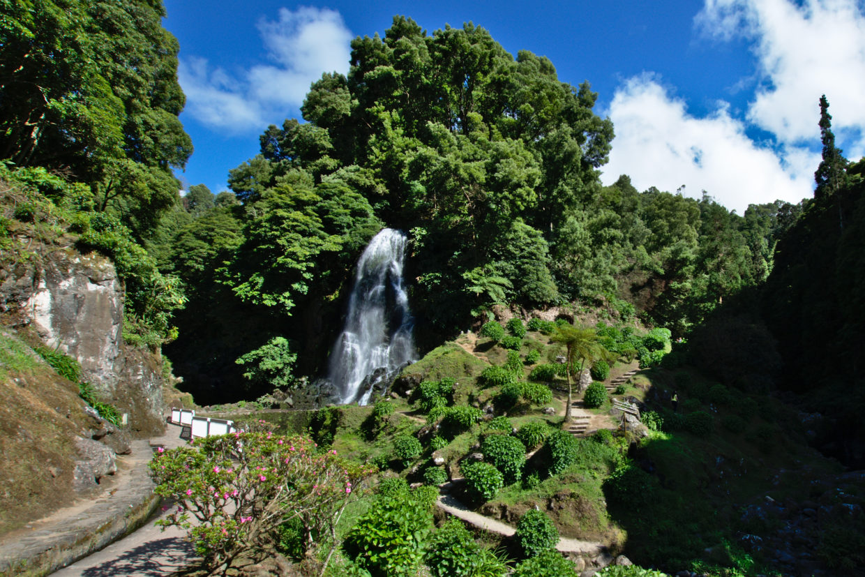 Waterfall of Ribeira dos Caldeirões