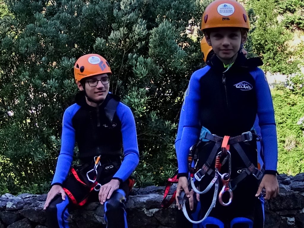 Ausrüstung zum Canyoning