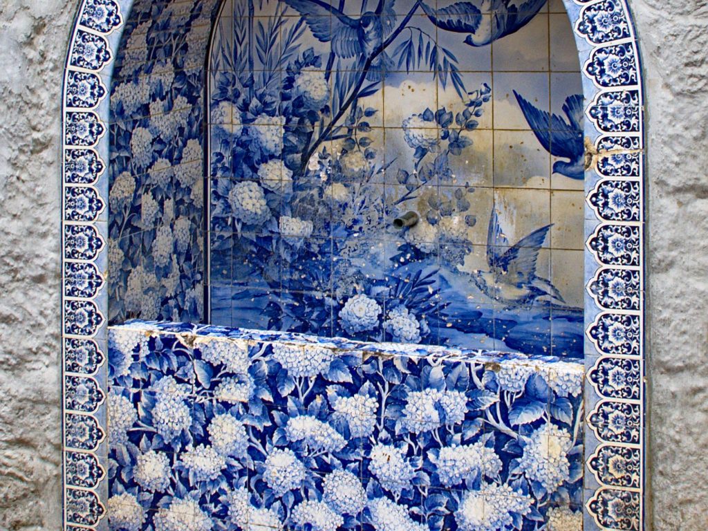 Wasserbecken in der Teeplantage "Chá Porto Formoso" Wasserbecken in der Teeplantage "Chá Porto Formoso"