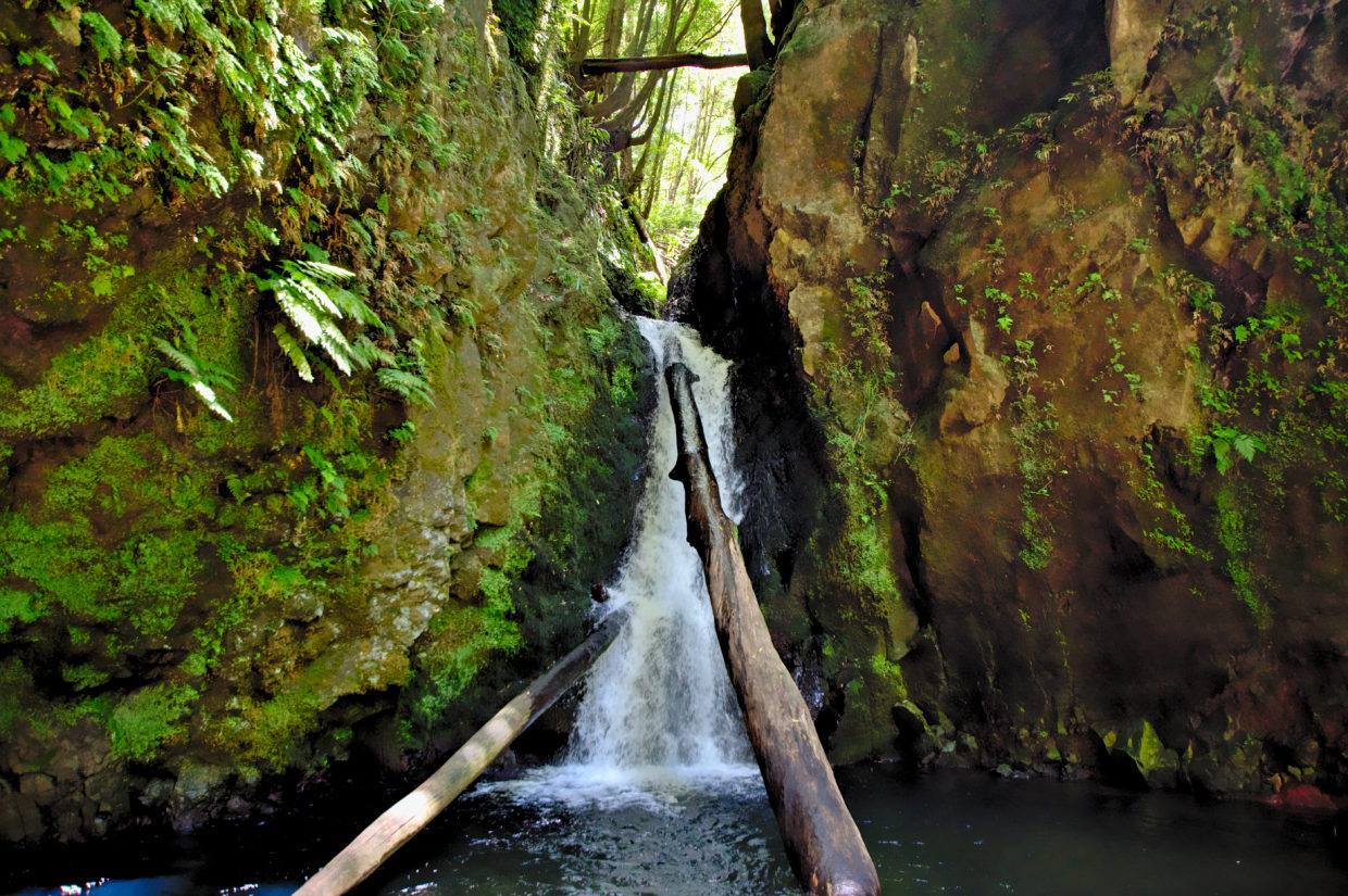 Salto do Cagarrão am Ribeira do Faial da Terra