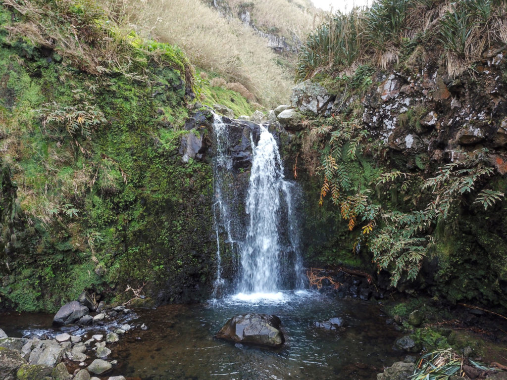 Wasserfall am Ribeira do Cachaço