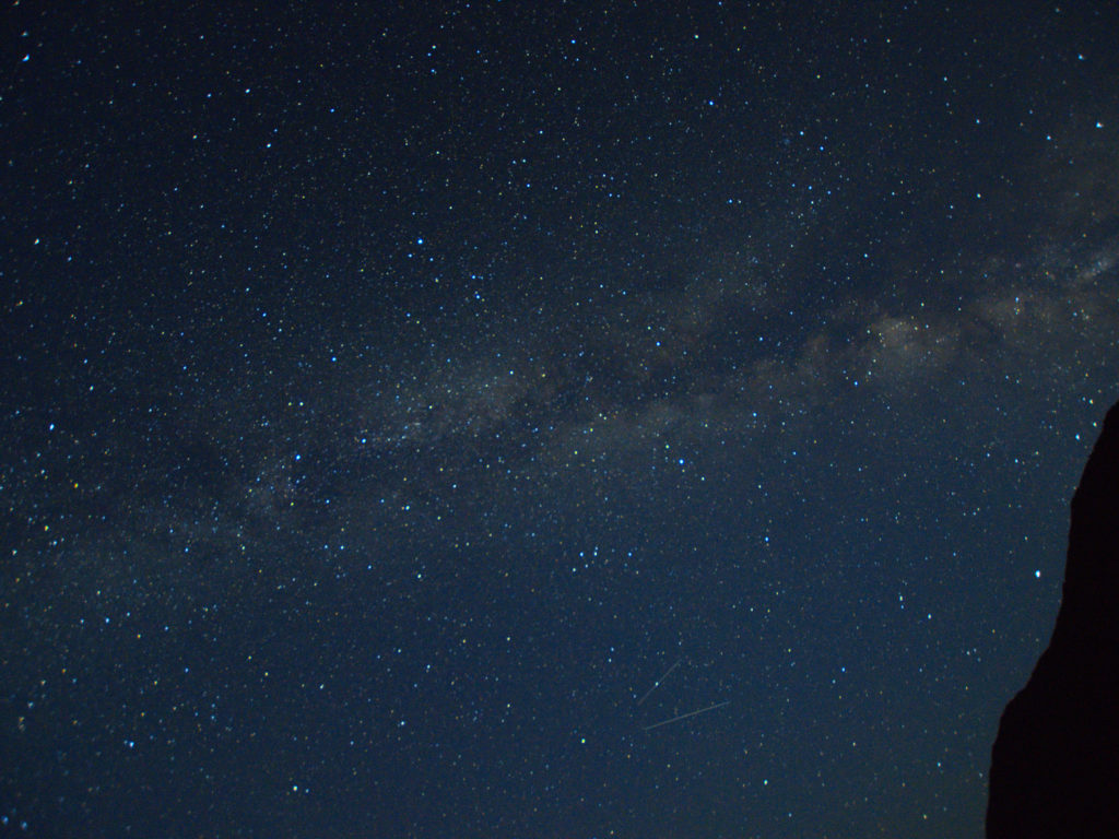 Milchstraße mit Durchflügen Milchstraße mit Durchflügen