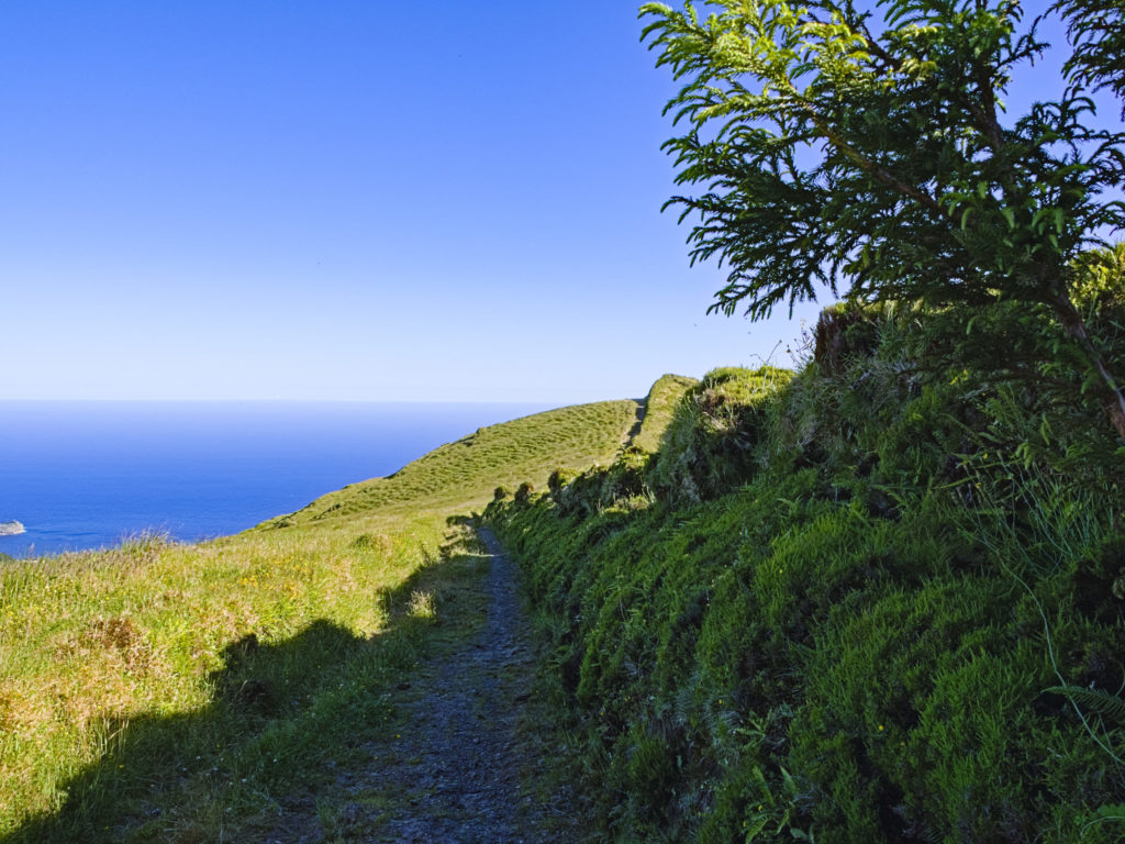 Path south along Lagoa do Fogo Path south along Lagoa do Fogo