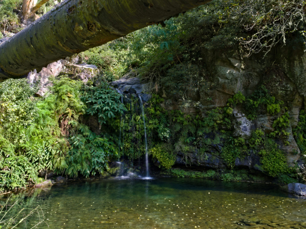 Wasserfall flußabwärts unterhalb der Fábricas da Luz Wasserfall flußabwärts unterhalb der Fábricas da Luz