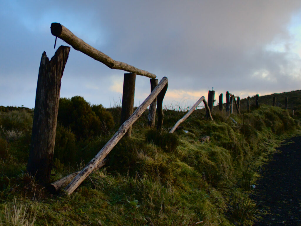 Geländer beim Wanderweg zum Pico da Vara Geländer beim Wanderweg zum Pico da Vara