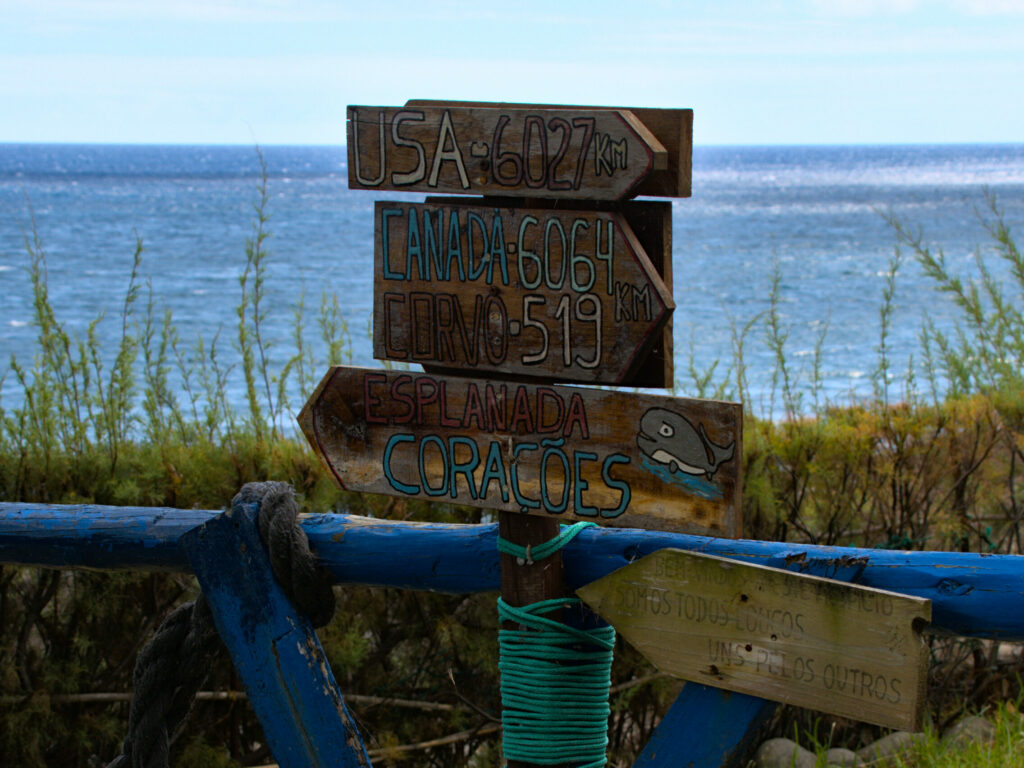 Sinalização no Trilho da Fajã do Araújo Sinalização no Trilho da Fajã do Araújo